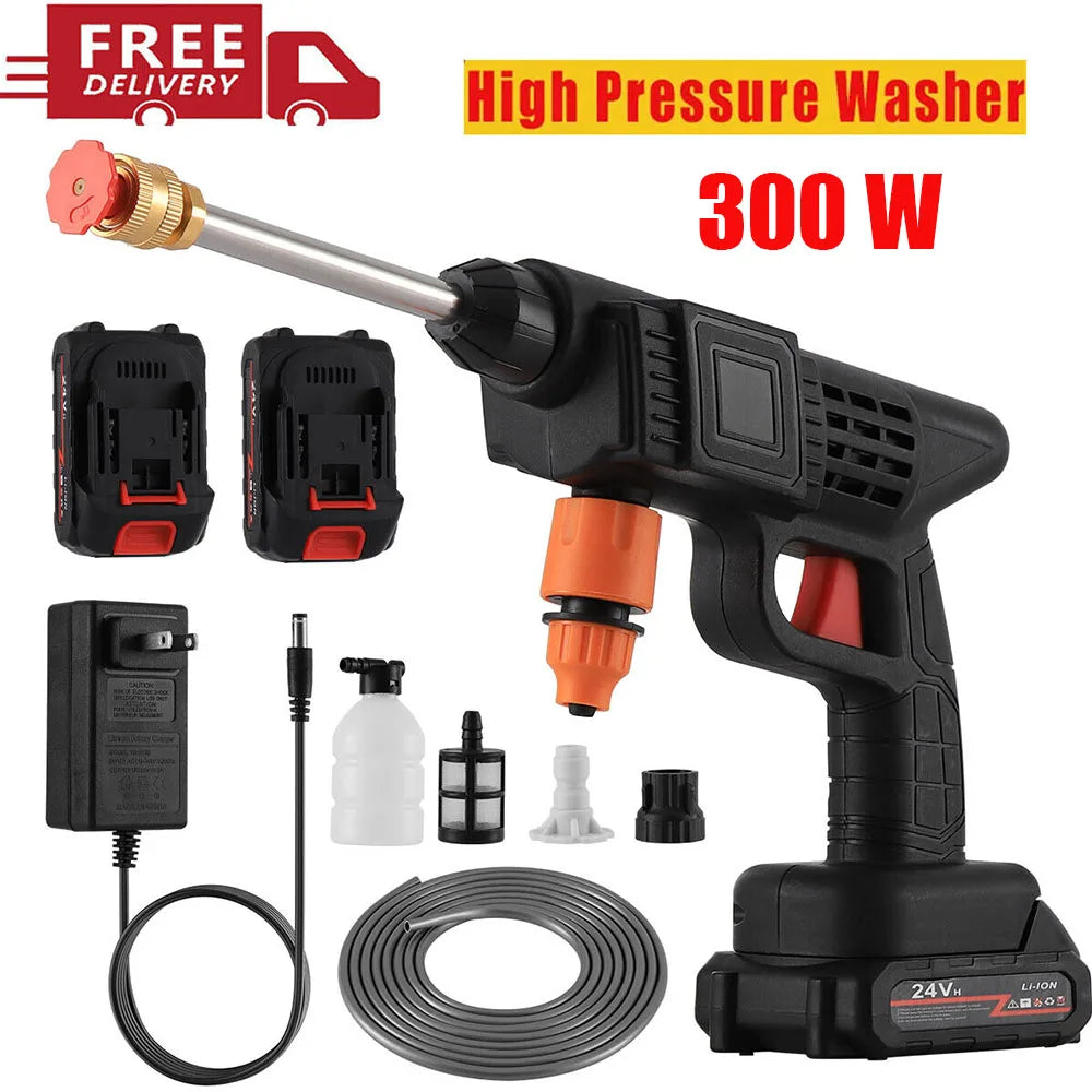 CORDLESS PRESSURE WASHER — Complete Cleaning System